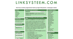 Desktop Screenshot of linksysteem.com