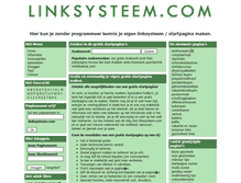 Tablet Screenshot of linksysteem.com